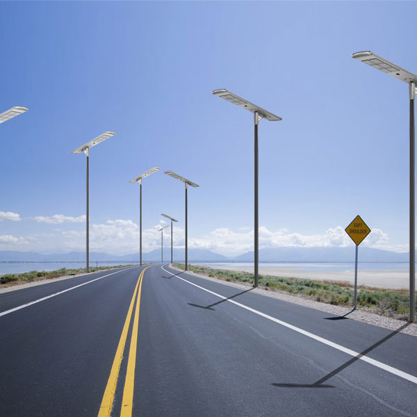 Aplikasi OEM semua dalam satu lampu jalan LED tenaga surya